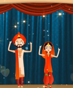 Balle Balle - Wedding Scroll Invitation