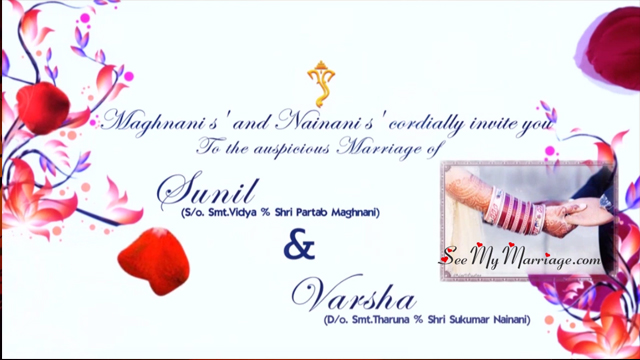 Petal Crumbs - Wedding Invitation Slideshow
