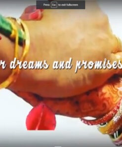 Sathamanam - Rose Petals Falling On Wedding Video Background