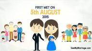 A True Story  - A Family Arranged, Engaged, Muslim Nikah Save The Date - Video