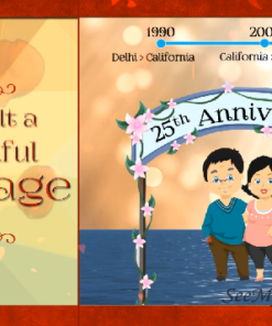 Hundred Million Minutes : 25th Wedding Anniversary Invitation Video