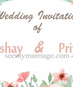 Autumn Hearts - Wedding Save The Date Video With Colourful Flowers And Roots Decoration