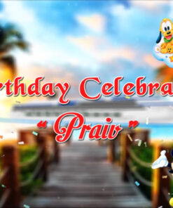 1st Birthday Celebrations - Disney Cruise Animated Video