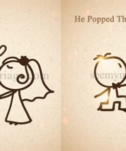 Jab We Met - A Story Telling Animated Video With Flying Zoo Zoo Type Couple Characters With Sparkle Animation