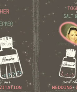 Evelyn Salt And Pepper Potts - Universal Couple Best Animated Wedding Save The Date Invitation Video