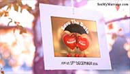 Emotional Finger Prints - Orange Theme Hanging Finger Arts Save The Date Video