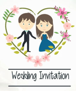 Born For You - A Cartoon Flight Animated Love & Arranged Story Type Wedding Save The Date Invitation Video