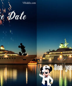Disney Cruise - Animated Micky Mouse Theme 1st Birthday Celebrations Teaser Gif
