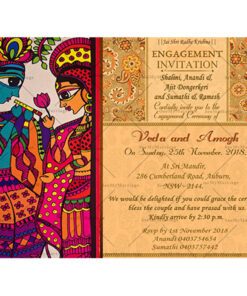 Radha Krishna - Traditional Wedding Whatsapp E-card