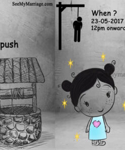 The Plunge - A Funny Concept Story Of A Groom Who Is Ready To Loose His Freedom To Bride Black & White Theme Stickman Cartoon 2