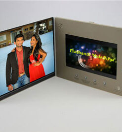 Simple Lcd Screen Video Brochure Invitation For Wedding, Save The Date, Greetings