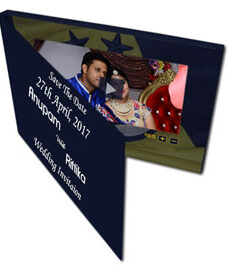 Lcd Screen Digital Video Wedding Invitation Card