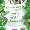 Jungle Book - Green Theme Save The Date Invitation E-card For Whatsapp