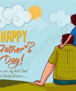 Happy Fathers Day - Wishes Greeting E-card For Whatsapp, Twitter, Facebook, Instagram