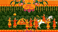 Charlie Chakri - Indian Traditional Cartoon Couple Baraat Animated Wedding Invitation Save The Date Video