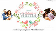 Floral Invitation - Birds Animated Save The Date Invitation Video