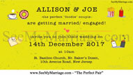 Perfect Pair - A Funky Cartoon Couple Comparing Animated Save The Date Invitation Video