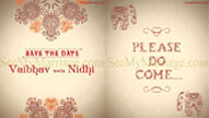 Tribal T'boli - Beautiful Vintage Theme Culture Concept Oriented Simple Animated Wedding Save The Date Invitation Video