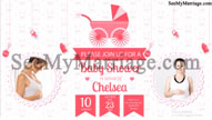 Baby Shower Pink Theme Animated Invitation Video