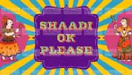 Shaadi Ok Please!-funky Royal Theme Cartoon Animated Simple And Traditional Stylish Wedding Save The Date Invitation Video