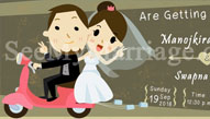 Celebrating Love - Cute Couple Save The Date Invitation Video