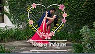 Sita Kalyanam Wedding Invitation Video - Traditional Hindu Style Cartoon Animated Yellow Theme Invite