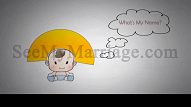 Baby Animated Naming Ceremony Invitation Save The Date Video