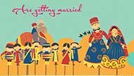 Rajasthani Animated Dolls Wedding Save The Date Video