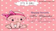 Its A Girl Baby Shower Celebrations Invitation Video | ID: 11191