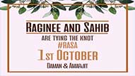 Cute Simple Sikh Cartoon Couple Punjabi Traditional Wedding In Gurudwara Animated Save The Date Invitation Video