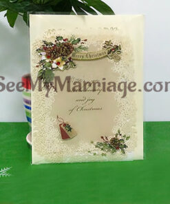 Latest Custom Laser Cut Wedding Invitation Card - Pack Of 100