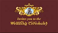 Subhalekha Maroon Theme Animation Wedding Invitation Video