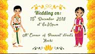 Beautiful Tamil Brahmin Wedding Invitation Video