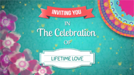 Beautiful Floral Vintage Theme Wedding Invitation Video