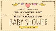 Simple Baby Shower Celebrations Invitation Video | ID: 11232