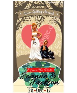 Why Should Boys Have All The Fun - Mujhe Maaf Kijiye Funny Theme Cartoon Couple Wedding Save The Date Whatsapp E-card