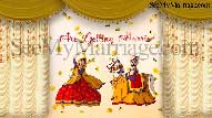 Traditional Marwari Wedding Animated Save The Date Invite Video