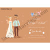 Creative Couple - Save The Date Modern Theme Whatsapp E-card