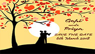 Chandini Wedding Save The Date Invitation Video