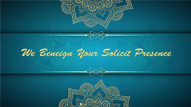 Celebrate The Day - Royal Blue Theme Wedding Invitation Wordings Animated Traditional Hindu Style Wedding Save The Date Video