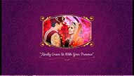 Beautiful Purple Wedding Save The Date Invitation Video