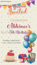 Cakes And Donuts - Birthday Invitation Gif