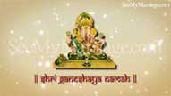Forever Connected - Simple Save The Date Video Starting With Ganesh Theme And Sparkles Picture Revealing Background