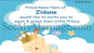 Baby Boy Birth Announcement Invite Save The Date Video