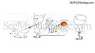 Love Story - Animated Cartoon Wedding Save The Date Invitation Video
