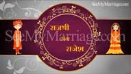 Cartoon Type Rajasthan Wedding Save The Date Invitation Video