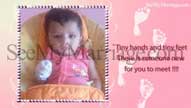 Two Little Foot - Cradle Ceremony Invitation Save The Date Video