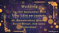 Free Save The Date Wedding Invitation Video | ID: 11283