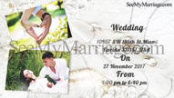 Marriages Are Made In Heaven - With Animated Hearts Background Modern Wedding Invitation Save The Date Video