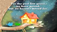 Sketch Type With Birds Housewarming Invitation Video